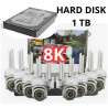 Kit sorveglianza WIFI 8 CAM 8K HARD DISK 1 TB