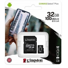 Micro-SD 32GB Kingston Canvas UHS-I