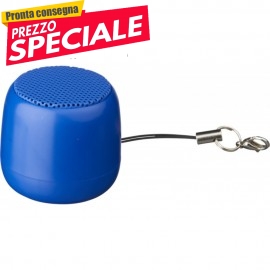 Altoparlante portatile Mini clip Bluetooth® blu  OEM