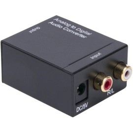 Analog R/L to Digital Coaxial and Toslink Audio Converter