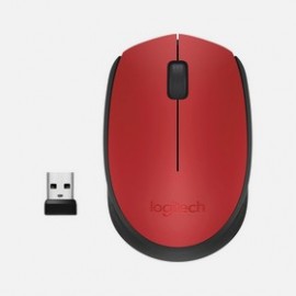 MOUSE LOGITECH  WIRELESS RED