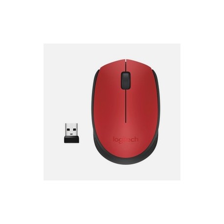 MOUSE LOGITECH  WIRELESS RED
