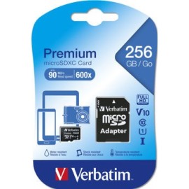 Micro-SD 256GB Verbatim classe 10