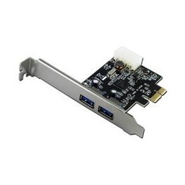 SCHEDA USB3.0-PCX PCI-EX   USB 3.0, 10 volte  veloce dell'USB-2.0. 5Gbit/s