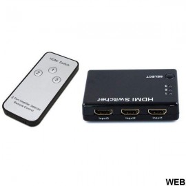 HDMI SWITCH 3 INGRESSI + TELECOMANDO