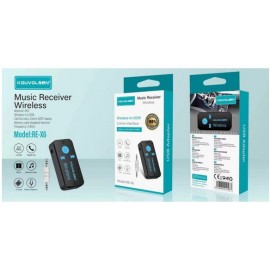 Ricevitore Adattatore Bluetooth 4.1 Vivavoce Auto Aux Stereo Audio Nero